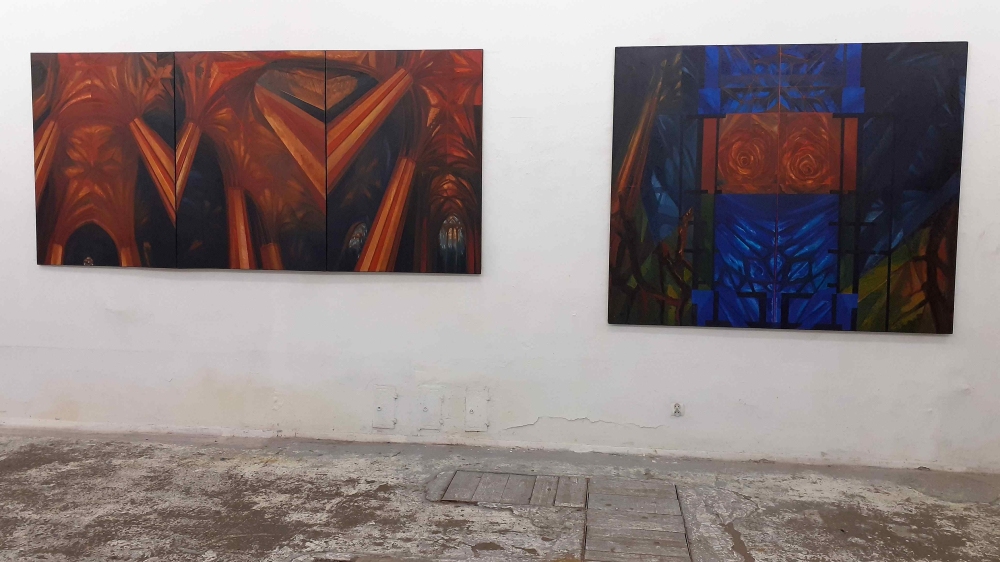 Obrazy Katedra XXXIV (2009-2011) i Katedra XLI ( 2015-2017)