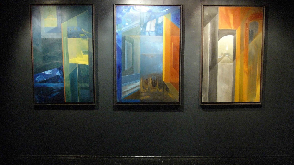 Obrazy z cyklu Realne-nierealne, 2004-2005