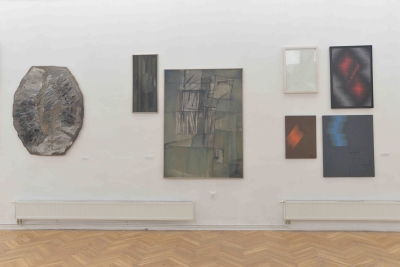 Prace od lewej A. Birinckena, L. Orzecha J. Orbitowskiego