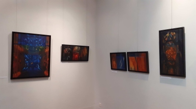 Obrazy z  cyklu Katedra z lat  2015-2019