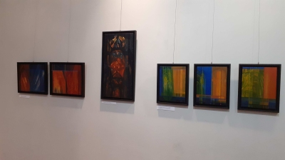 Obrazy z  cyklu Katedra z lat  2015-2019