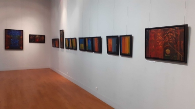 Obrazy z  cyklu Katedra z lat  2015-2019