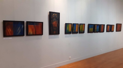 Obrazy z  cyklu Katedra z lat  2015-2019