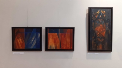 Obrazy z  cyklu Katedra z lat  2015-2019