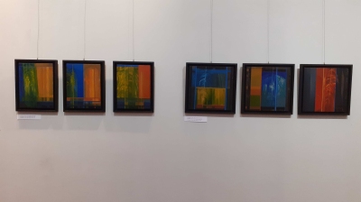 Obrazy z  cyklu Katedra z lat  2017-2019