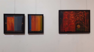 Obrazy z  cyklu Katedra z lat  2015-2019