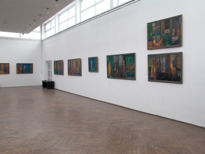 Obrazy z cyklu Rytuały codzienności (2002-2003)