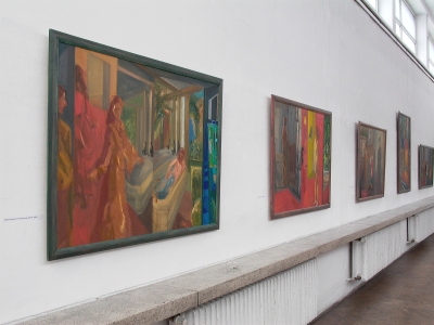 Obrazy z cyklu Rytuały codzienności (2002-2003)