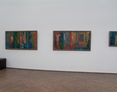 Obrazy z cyklu Rytuały codzienności (2002-2003)