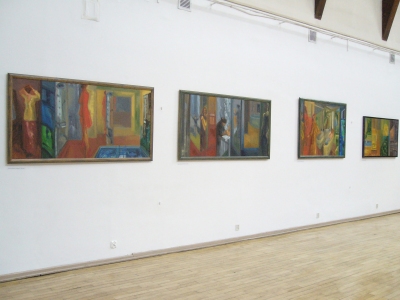 Obrazy z cyklów Rytuały codzienności (2002-2003)