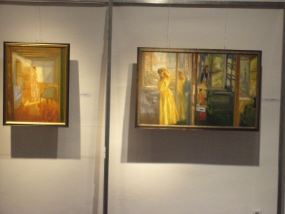 Obrazy z cyklu Rytuały codzienności z lat 1997-2000