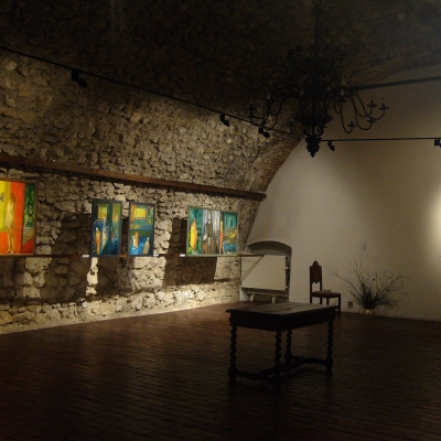 Obrazy z cyklu Rytuały codzienności z lat 2000-2003