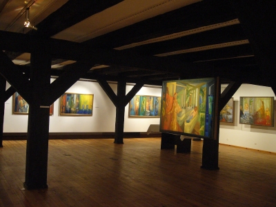 Obrazy z cyklu Rytuały codzienności z lat 2000-2003