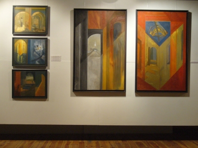 Obrazy z cyklu Realne - nierealne z lat 2004-2005