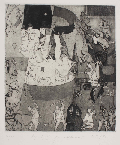 R.Oramus, Rytuały II, 1983-84, intaglio