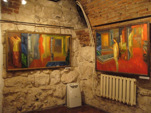 Obrazy z cyklu Rytuały codzienności (2002-2003)