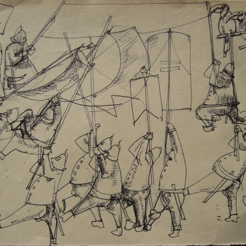 Rytuały 1982, szkic 2