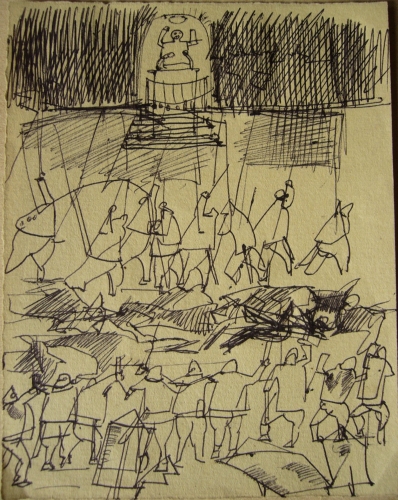 Rytuały 1982, szkic 7