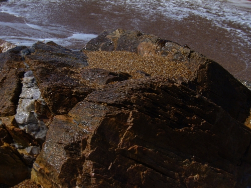 Skalne wybrzeże Bretanii